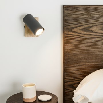 Globo - Zidna usmerena svetiljka 1xGU10/25W/230V siva/braon