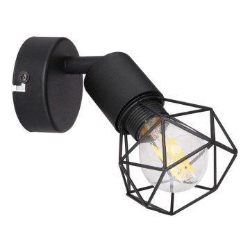 Globo - Zidno reflektorsko svetlo 1xE14/40W/230V, crno