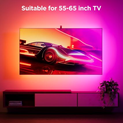 Govee - Backlight 3S Netflix TV 55-65 SMART LED pozadinsko osvetljenje RGBICW Wi-Fi + daljinski upravljač