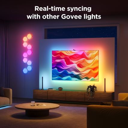 Govee - Backlight 3S Netflix TV 55-65 SMART LED pozadinsko osvetljenje RGBICW Wi-Fi + daljinski upravljač
