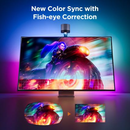 Govee - Backlight 3S Netflix TV 55-65 SMART LED pozadinsko osvetljenje RGBICW Wi-Fi + daljinski upravljač