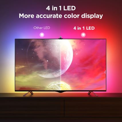 Govee - Backlight 3S Netflix TV 55-65 SMART LED pozadinsko osvetljenje RGBICW Wi-Fi + daljinski upravljač
