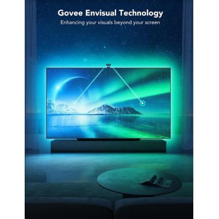 Govee - DreamView T2 DUAL TV 55-65 SMART LED pozadinsko osvetljenje RGBIC Wi-Fi + daljinski upravljač