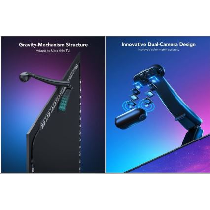 Govee - DreamView T2 DUAL TV 55-65 SMART LED pozadinsko osvetljenje RGBIC Wi-Fi + daljinski upravljač