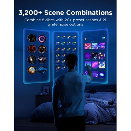 Govee - Galaxy Light Projector 2 Pro Matter sa Wi‑Fi zvučnikom
