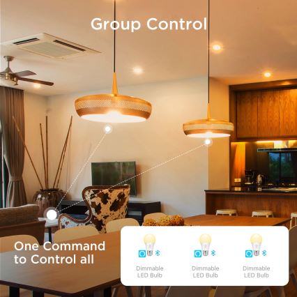 Govee - Komplet 2x LED prigušiva sijalica Smart MATTER A60 E27/9W/230V 2700-6500K Wi-Fi