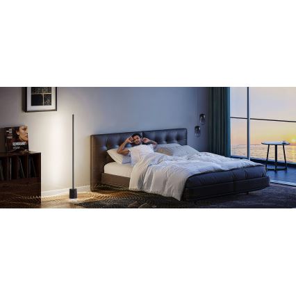 Govee - LED prigušiva podna lampa sa zvučnikom Pro RGBICWW 2200-6500K Wi-Fi + daljinski upravljač