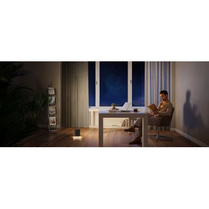 Govee - LED prigušiva podna lampa sa zvučnikom Pro RGBICWW 2200-6500K Wi-Fi + daljinski upravljač