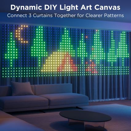 Govee - LED RGB prigušiva spoljašnji dekorativni niz LED/15W/230V IP65 Wi-Fi
