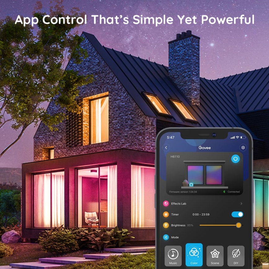 Govee - LED RGB prigušiva traka SMART LED/36W/24V 10m Wi-Fi