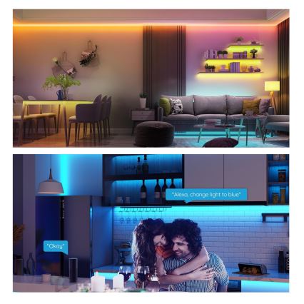 Govee - LED RGB prigušiva traka SMART LED/36W/24V 10m Wi-Fi