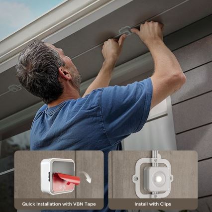 Govee - LED RGBIC niz spuštenih svetala 30m Wi-Fi Matter IP67