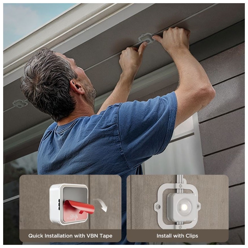 Govee - LED RGBIC niz spuštenih svetala 30m Wi-Fi Matter IP67