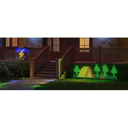 Govee - LED RGBIC spoljašnja svetlosna mreža 143x85cm Wi‑Fi Matter IP65