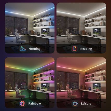 Govee - LED RGBICW prigušiva traka COB sa 3780 dioda 3m Wi-Fi Matter