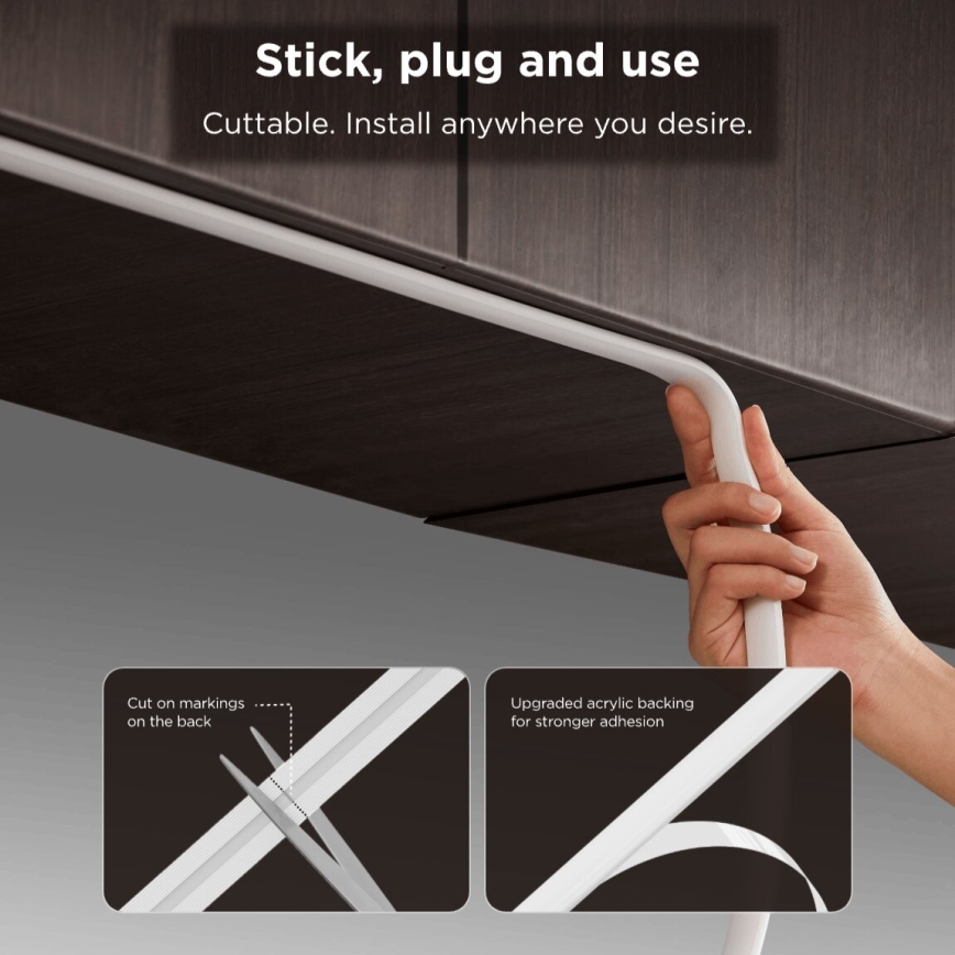Govee - LED RGBICW prigušiva traka COB sa 3780 dioda 3m Wi-Fi Matter