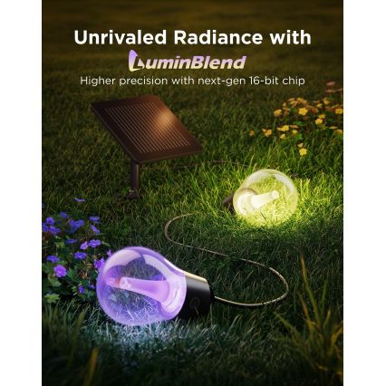 Govee - LED RGBICW Solarni lanac 8xLED/6W/5V Wi-Fi Matter IP67