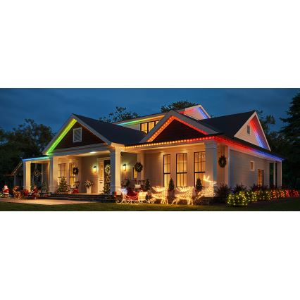 Govee - LED RGBICW Spoljašnji božićni niz 2700-6500K 20m Wi-Fi Matter IP66