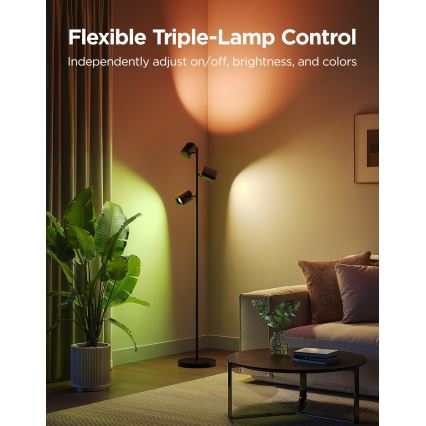 Govee - LED RGBICWW Prigušiva podna lampa TREE MATTER LED/48W/230V Wi-Fi