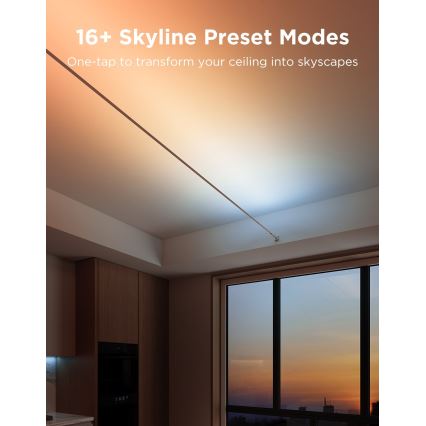 Govee - LED RGBICWW Viseća LED traka/36W/24V 4m Skyline Matter Wi-Fi