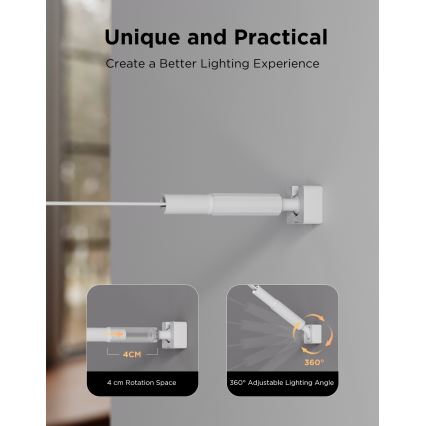 Govee - LED RGBICWW Viseća LED traka/36W/24V 4m Skyline Matter Wi-Fi