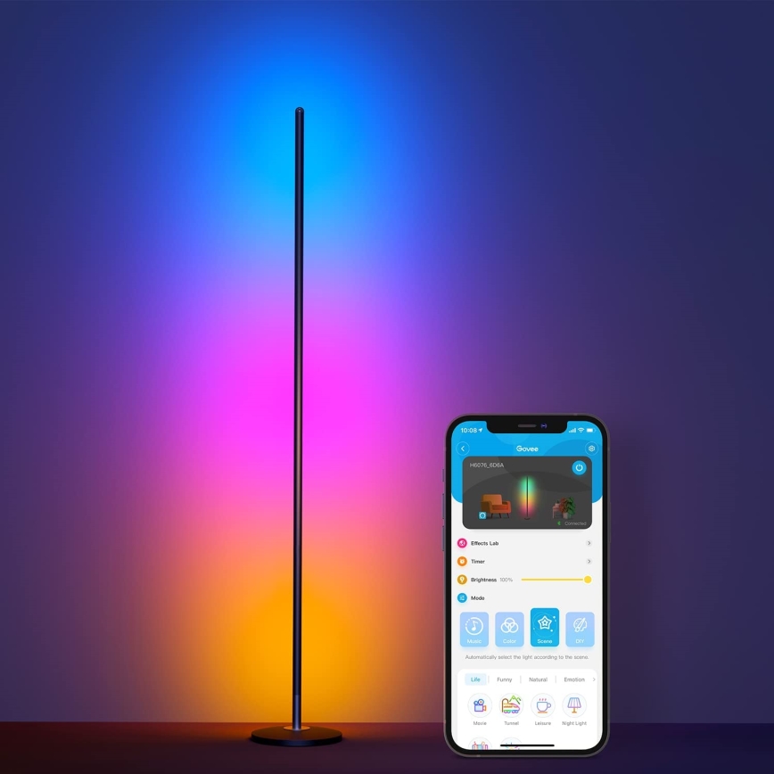 Govee - LED RGBW prigušiva stojeća lampa LITE MATTER LED/24W/230V Wi-Fi 36 cm