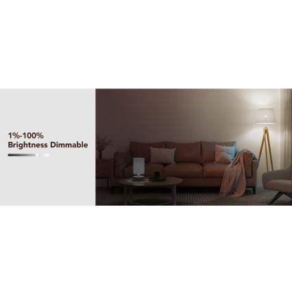 Govee - LED RGBWW prigušiva sijalica Smart MATTER E27/12W/230V 2700-6500K Wi-Fi