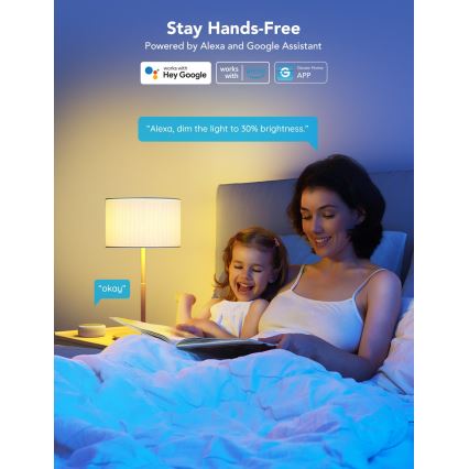 Govee - LED RGBWW prigušiva pametna sijalica E27/9W/230V 2700-6500K Wi-Fi