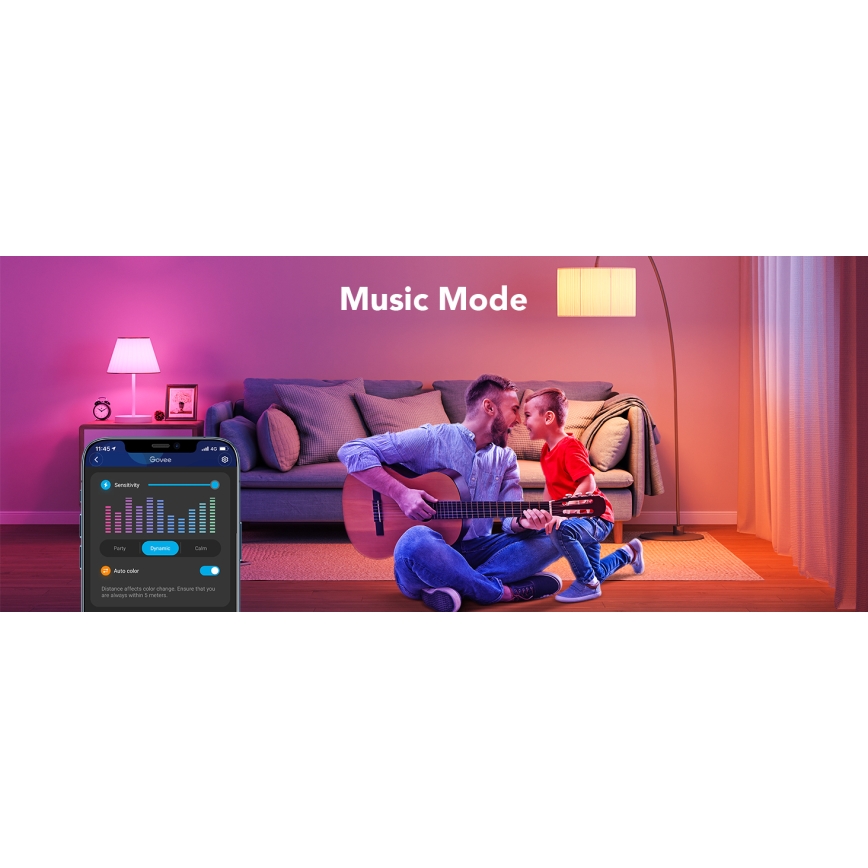 Govee - LED RGBWW prigušiva sijalica Smart E27/12W/230V 2700-6500K Wi-Fi