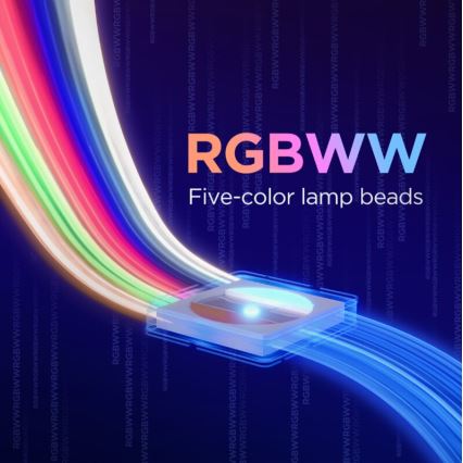 Govee - LED RGBWWIC prigušiva produžna traka Strip Light 2 Pro 1m Wi-Fi Matter