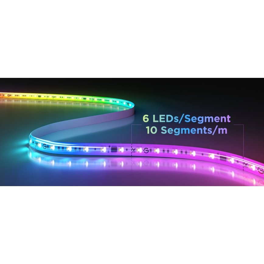 Govee - LED RGBWWIC prigušiva traka Strip Light 2 Pro 5m Wi-Fi Matter