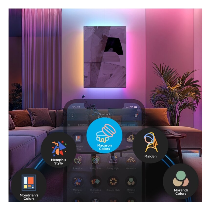 Govee - LED RGBWWIC prigušiva traka Strip Light 2 Pro 5m Wi-Fi Matter