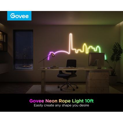 Govee - Neon 2 MATTER savijiva LED traka 3m RGBIC Wi-Fi