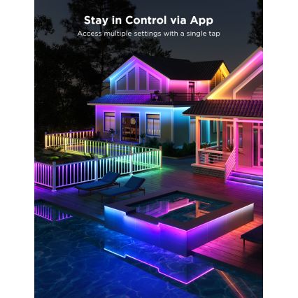 Govee - Outdoor Pro SMART RGBICWW spoljašnja LED traka 10m 2700-6500K Wi-Fi IP65