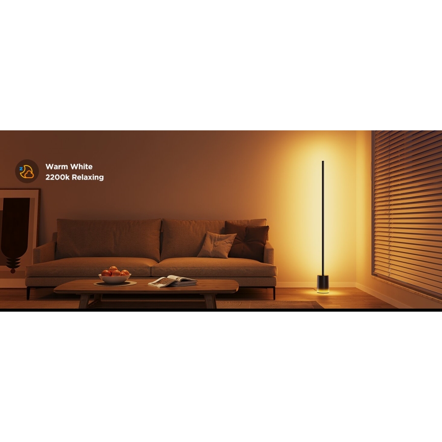 Govee - prigušiva LED podna lampa Smart MATTER LED RGBICWW 2200-6500K Wi-Fi + daljinsko upravljanje
