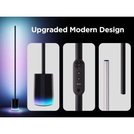 Govee - prigušiva LED podna lampa Smart MATTER LED RGBICWW 2200-6500K Wi-Fi + daljinsko upravljanje