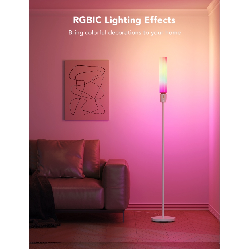 Govee - prigušiva LED podna lampa CYLINDER SMART RGBICWW 2200-6500K