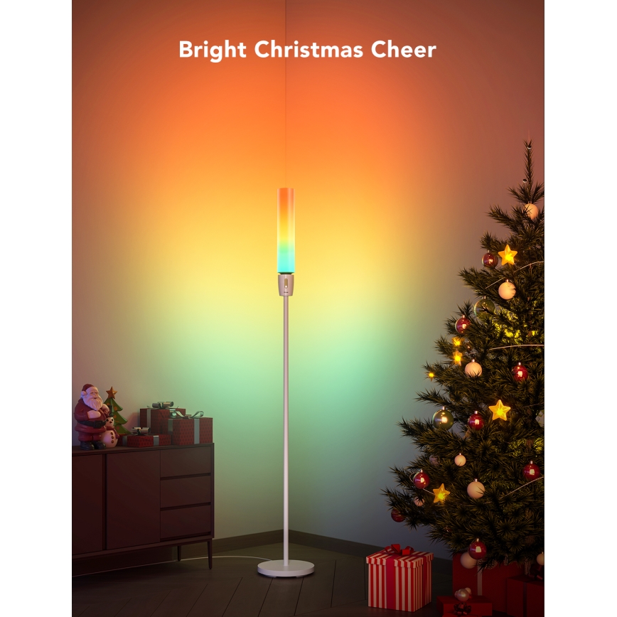 Govee - prigušiva LED podna lampa CYLINDER SMART RGBICWW 2200-6500K