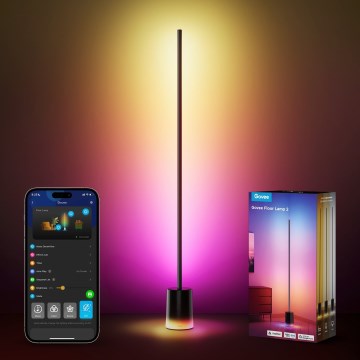 Govee - prigušiva LED podna lampa Smart MATTER LED RGBICWW 2200-6500K Wi-Fi + daljinsko upravljanje