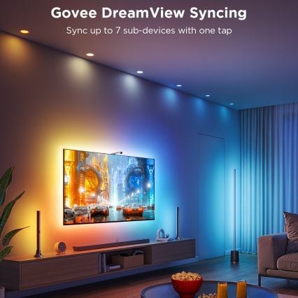Govee - SET 2x pozadinsko osvetljenje za TV 55-65 SMART LED RGBICW Wi-Fi