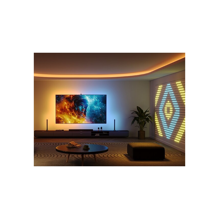 Govee - SET 2x pozadinsko osvetljenje za TV 55-65 SMART LED RGBICW Wi-Fi
