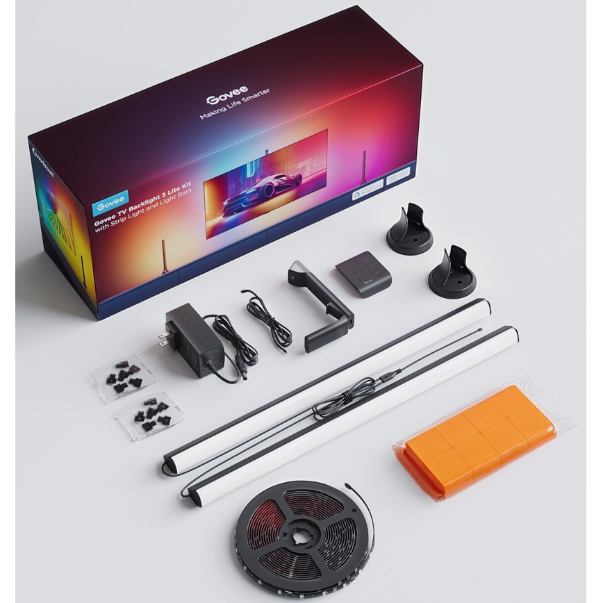 Govee - SET 2x pozadinsko osvetljenje za TV 55-65 SMART LED RGBICW Wi-Fi