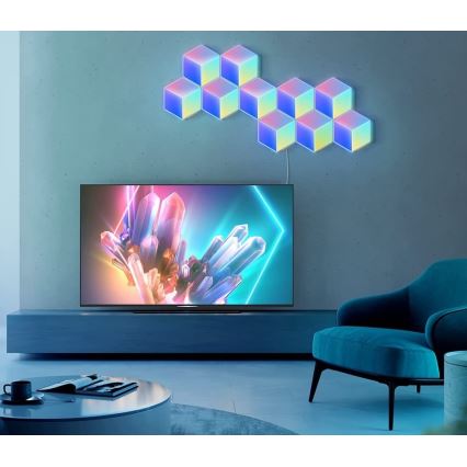 Govee - SET od 10 LED svetala Glide Hexa Pro Smart RGBIC Wi-Fi