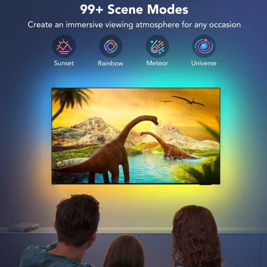 Govee - SMART LED pozadinsko osvetljenje za TV 40-50 RGBIC Wi-Fi