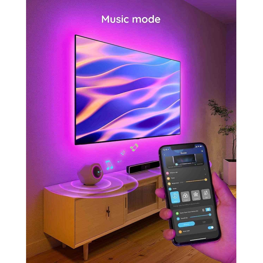 Govee - SMART LED RGB pozadinsko osvetljenje za TV 46-60