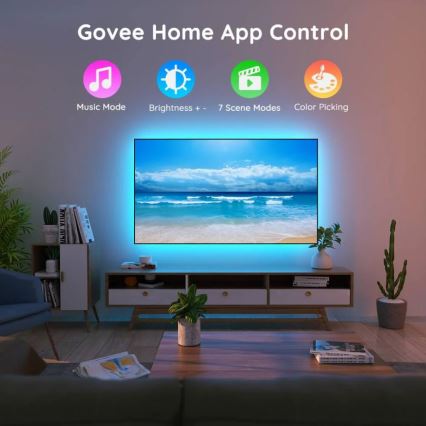 Govee - TV 46-60 pametno RGB LED pozadinsko osvetljenje + daljinski upravljač
