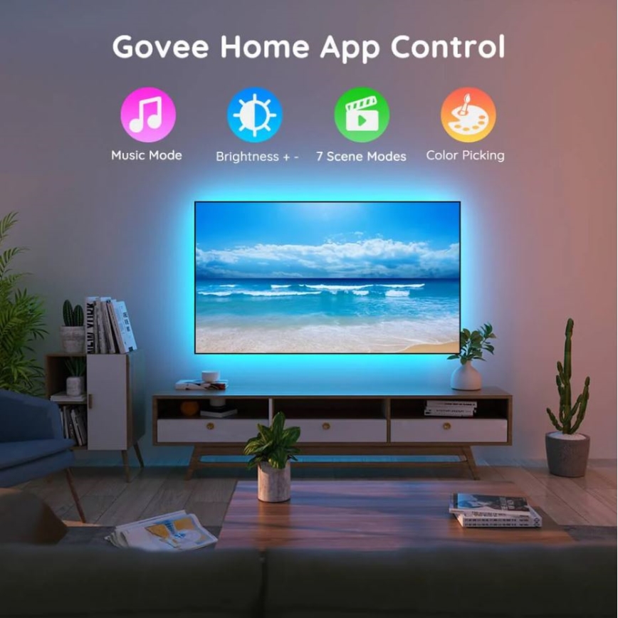 Govee - TV 46-60 pametno RGB LED pozadinsko osvetljenje + daljinski upravljač