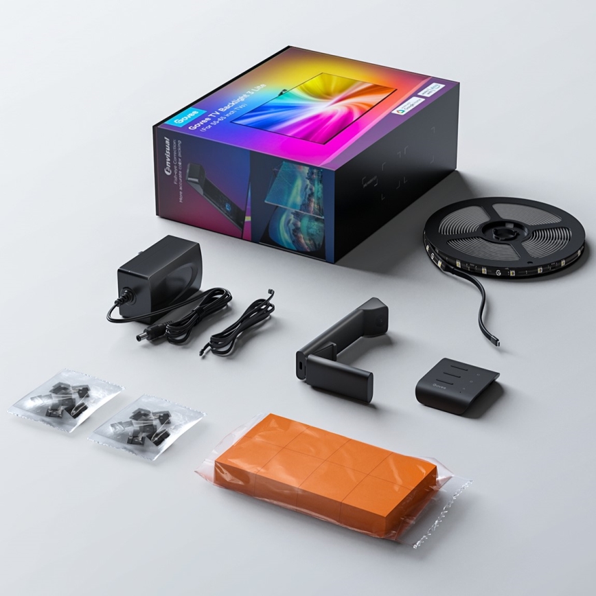 Govee - TV Backlight 3 Lite za TV 40-50 SMART LED pozadinsko osvetljenje RGBICW Wi-Fi IP67 + daljinski upravljač