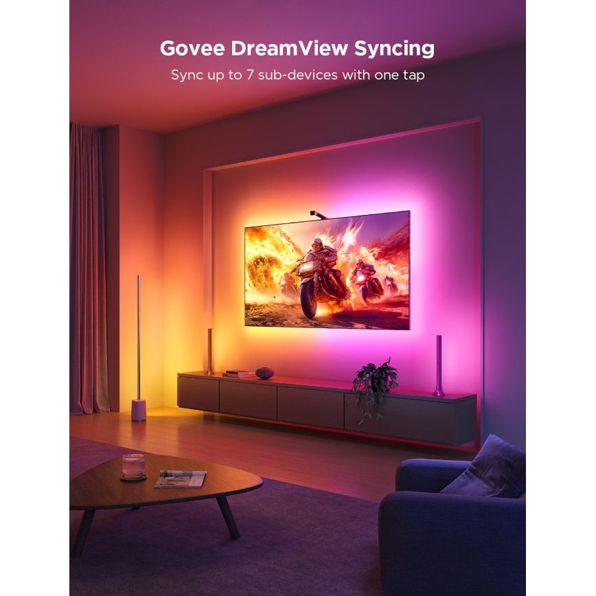 Govee - TV Backlight 3 Lite za TV 75-85 SMART LED pozadinsko osvetljenje RGBICW Wi-Fi IP67