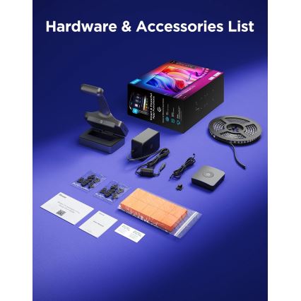 Govee - TV Backlight 3 Pro 55-65 SMART LED pozadinsko osvetljenje RGBIC Wi-Fi